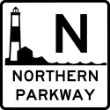 Northern State Parkway marker