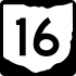 State Route 16 marker