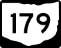 State Route 179 marker