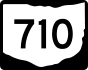 State Route 710 marker