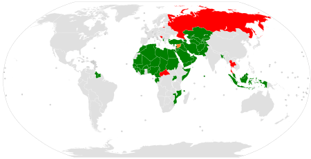   Member states  Observer states  Suspended states