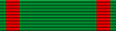 green ribbon with red stripe of Order of the Osmanie lenta