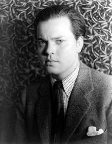 Publicity photograph of Orson Welles, dated 1937.