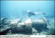 SS Antonio López Shipwreck Site and Remains