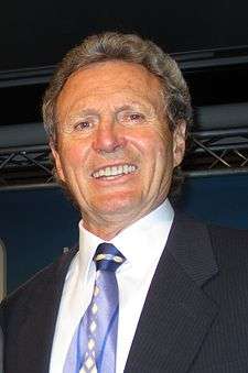 Paul Henderson at an awards ceremony