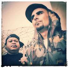 Double K and Thes One of Los Angeles Hip Hop Group People Under the Stairs