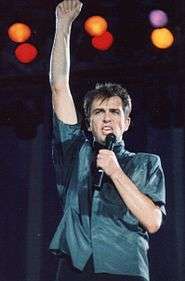 Peter Gabriel performing