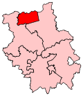 A small constituency in the northwest of the county.