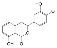 Chemical structure of hyllodulcin