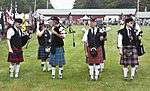Pipers at RI Scottish Highland Festival