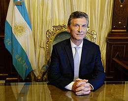 Macri at the celebrations for the 202 anniversary of the May Revolution.