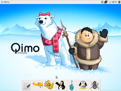 Desktop screenshot of Qimo 2.0 Beta 1