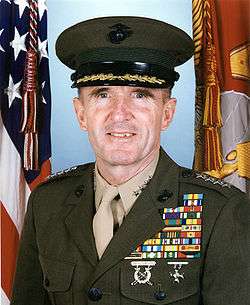 A color image of Richard Neal, a white male in his Marine Corps dress uniform