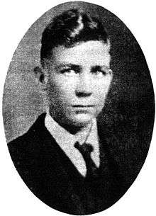Professional portrait photograph of Robert E. Howard as a tenenager.