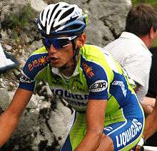 Roman Kreuziger (CZE) at stage 17 of the 2009 Tour de France on the Col de la Colombière.