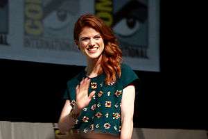 Leslie in 2013 for Game of Thrones Comic-Con panel
