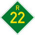 Provincial route R22 shield