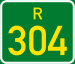 Regional route R304 shield