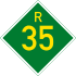 Provincial route R35 shield