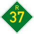 Provincial route R37 shield