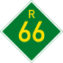 Provincial route R66 shield