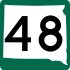 Highway 48 marker