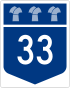Saskatchewan Highway 33 shield