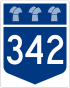 Saskatchewan Highway 342 shield