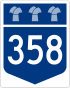 Saskatchewan Highway 358 shield
