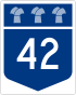 Saskatchewan Highway 42 shield