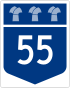Saskatchewan Highway 55 shield