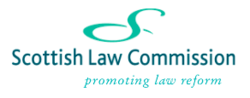 Logo of the Scottish Law Commission, including the slogan "Promoting law reform".