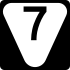 State Route 7 secondary marker