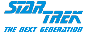 The Star Trek: The Next Generation logo.