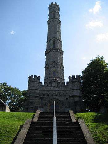 View of the Stoney Creek Battlefield Monument