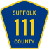 County Route 111  marker