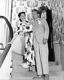 Danny Kaye and wife Sylvia Fine