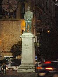 Statue of Talaat Harb standing in Talaat Harb Square, downtown Cairo.