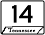 State Route 14 primary marker