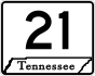 State Route 21 primary marker