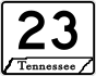 State Route 23 primary marker