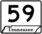 State Route 59 primary marker