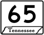 State Route 65 primary marker