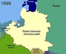 Territorial changes of Poland 1699