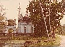A pretty mosque build in the mid 19th century in rural Bangladesh.