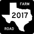 Farm to Market Road 2017 marker