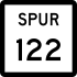 State Highway Spur 122 marker