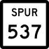 State Highway Spur 537 marker