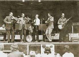 Ray Abshire playing with The Balfa Brothers at the Festival Acadian in Lafayette - 1974