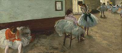 The Dance Lesson by Edgar Degas